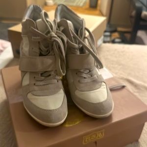 Ash Bowie wedge sneaker clay color size 38